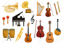 گیتار،ارگ، پیانو، ویولن، سنتور، سه تار، تنبک، دف، کلاس موسیقی کودک، فلوت، درامز، ساز دهنی، نی، تنبور، تار، دیوان، کمانچه، عود، تمپو ،کاخن، قانون، دایره ،آکاردئون، دوتار، ترومپت، کلارینت، ساکسیفون و...